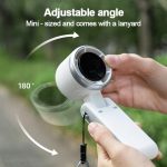 Summer Portable Handheld Turbo Fan Travel Outdoor Mini Portable Fans 180° Foldable High Speed Handheld Fan - Image 3